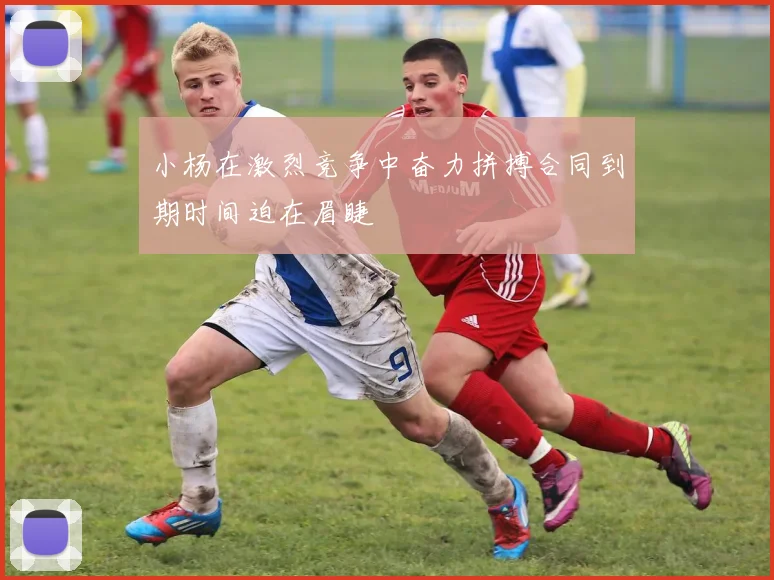 小杨在激烈竞争中奋力拼搏合同到期时间迫在眉睫