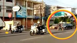 Pemotor di Makassar Potong Jalur Mobil Presiden Viral, Jokowi Minta Tak Ditahan