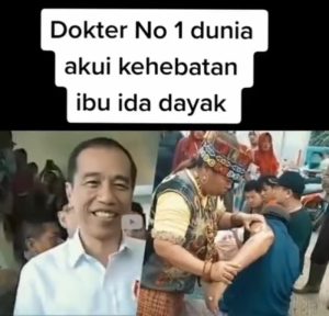 Ibu Ida Dayak Viral, Berikut Biodata Wanita Sakit Ini