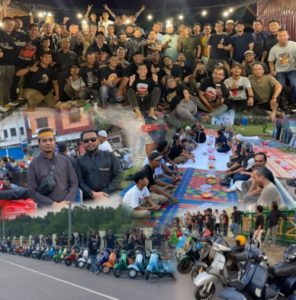 Scooterist Dumai Gelar Ngabuburide Keliling Kota dan Buka Bersama