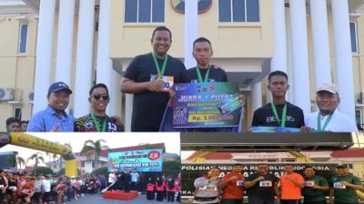 800 Peserta Sukseskan Dumai Bhayangkara Run, AKBP Hardi Dinata Sampaikan Apresiasi