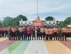 Dalam Rangka TMMD ke-125, Dandim 0321 Rohil Gelar Kegiatan Persami dan Lomba Kepramukaan