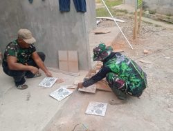 TMMD ke-125 Kodim 0321/Rohil, Pembangunan MCK Musholla Manarul Huda Capai 75 Persen, Warga Antusias Membantu