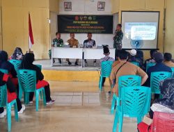 Gelorakan Semangat Cinta Tanah Air, Satgas TMMD ke-125 Kodim 0321/Rohil Gelar Penyuluhan di Karya Mulyo Sari