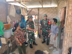 Tinjau Kegiatan Non-Fisik dan Rehabilitasi Rumah Program TMMD ke-125 Kodim 0321/Rohil, Tim Wasev Apresiasi Perkembangan Rohil
