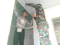 TMMD ke-125 Kodim 0321/Rohil, Pembangunan MCK Musholla Manarul Huda Capai 90 Persen, Plafon Mewah Perkuat Kesan Bersih