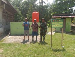 TMMD ke-125 Kodim 0321/Rohil Perkuat Kemanunggalan TNI-Rakyat, TNI Manunggal Air Bersih di Masjid Jami Al-Hidayah Selesai 100 Persen