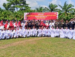 Upacara HUT ke-80 Kemerdekaan RI di Lokasi TMMD ke-125 Kodim 0321/Rohil Berlangsung Semarak