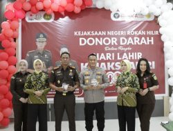 Peringati Hari Lahir Kejaksaan ke-80 Tahun 2025, Kejari Rohil Gelar Baksos Donor Darah