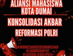 Aliansi Mahasiswa Dumai Gelar Konsolidasi Akbar Reformasi Polri di Bukit Gelanggang